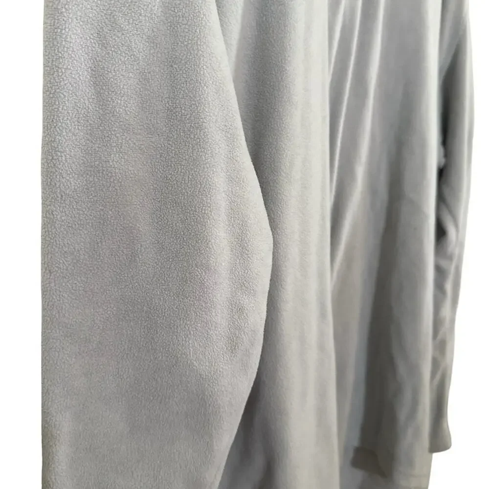 The North Face Mens Gray 1/4 Zip Fleece Long Sleeve Sweatshirt Pullover XXXL /3X